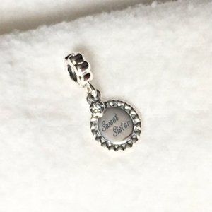 Pandora SWEET SISTER Dangle Charm